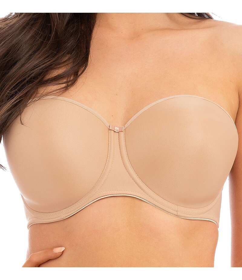 ファンタジー レディース アンダーウェア ブラジャー ストラップレス Fantasie Smoothing Molded Strapless Convertible Bra Nude
