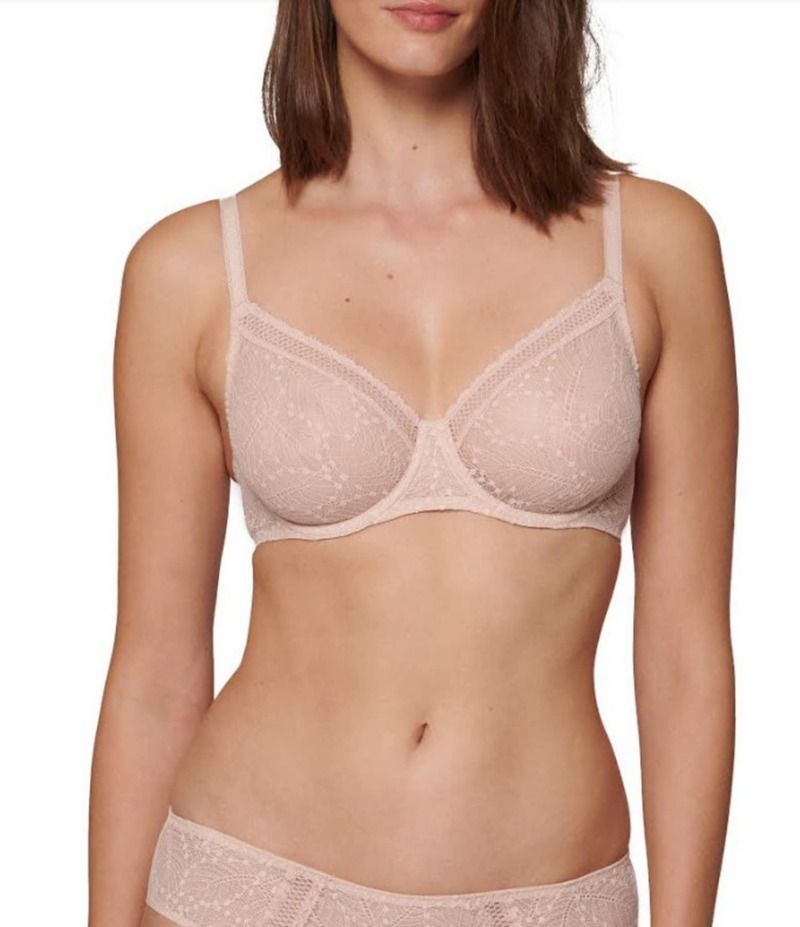 シモーヌペレール レディース アンダーウェア ブラジャー Simone Perele Comete Molded Full Cup Adjustable Bra Pinky Sand サンド