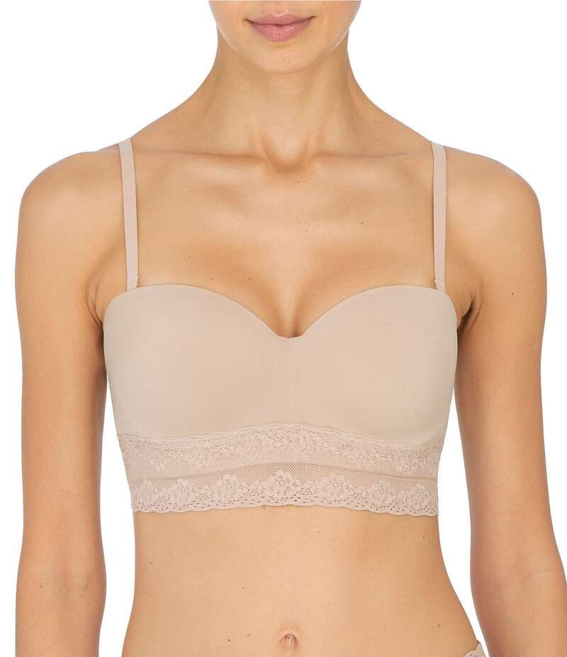 ナトリ レディース アンダーウェア ブラジャー ストラップレス Natori Bliss Perfection Strapless Convertible Underwire Contour Bra Cafe