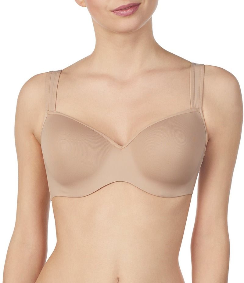 レミステレー レディース アンダーウェア ブラジャー Le Mystere Dream Tisha FullFigure Sweetheart Neck Seamless Bra Natural