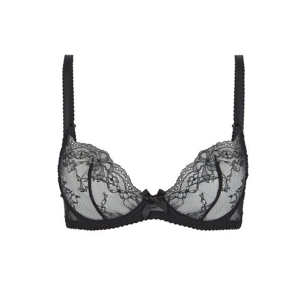 エージェントプロヴォケイター レディース アンダーウェア ブラジャー Agent Provocateur ISEDORA Plunge Underwired Bra Black ブラック