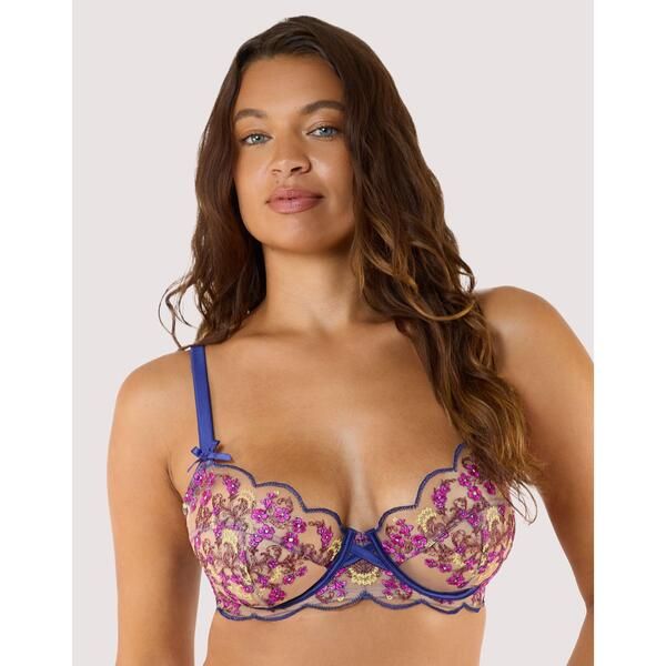プレイフルプロミス レディース アンダーウェア ブラジャー Playful Promises Thea Blue Baroquembroidery D Bra Blue ブルー