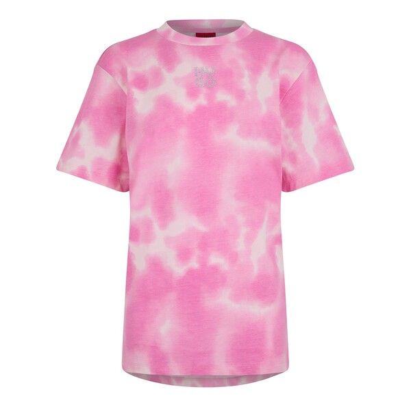 フューゴ レディース トップス Tシャツ ヴィンテージ Hugo Vintage Tee_8 10257318 01 Medium Pink ピンク