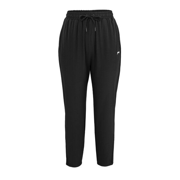 スラセンジャー レディース ボトムス カジュアルパンツ トラックパンツ パンツ Slazenger Comfort Track Pants Black ブラック