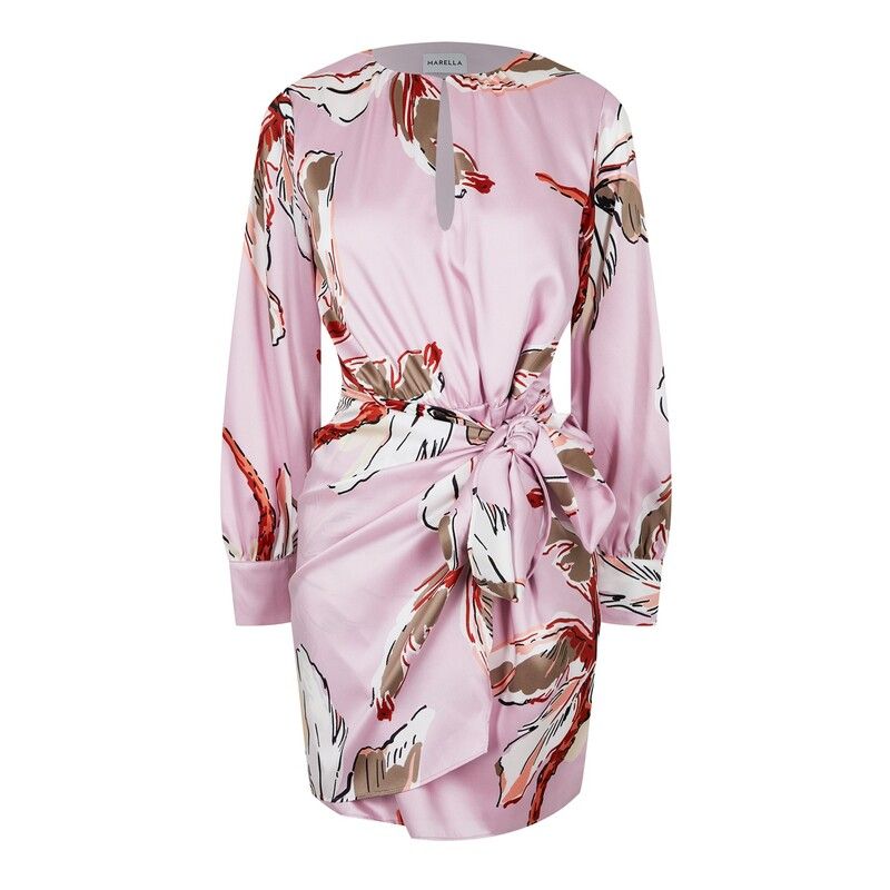 マレーラ レディース トップス ワンピース Marella Agre Flr Drs Ld42 Pink 002 ピンク