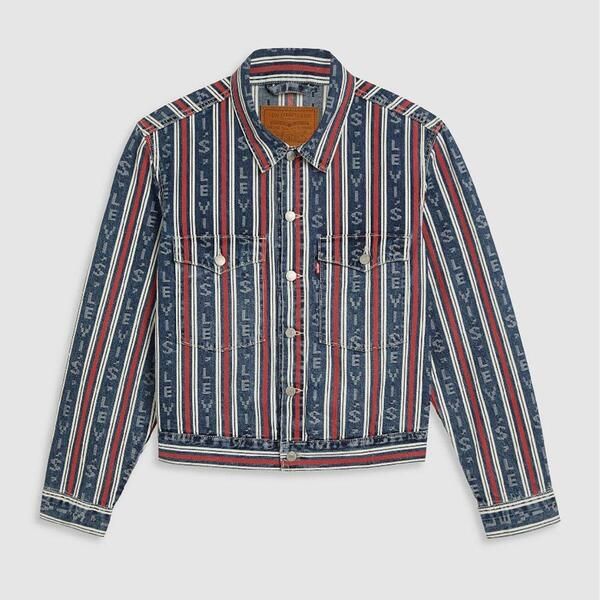 リーバイス メンズ アウター ジャケット・ブルゾン Levis Ec Station Jkt Sn99 Vintage Stripe ストライプ