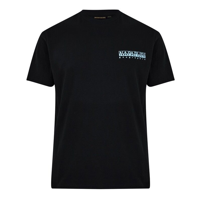 ナパピリ メンズ トップス Tシャツ グラフィック Napapijri Napa Graphic Tee Sn00 Black 041 ブラック