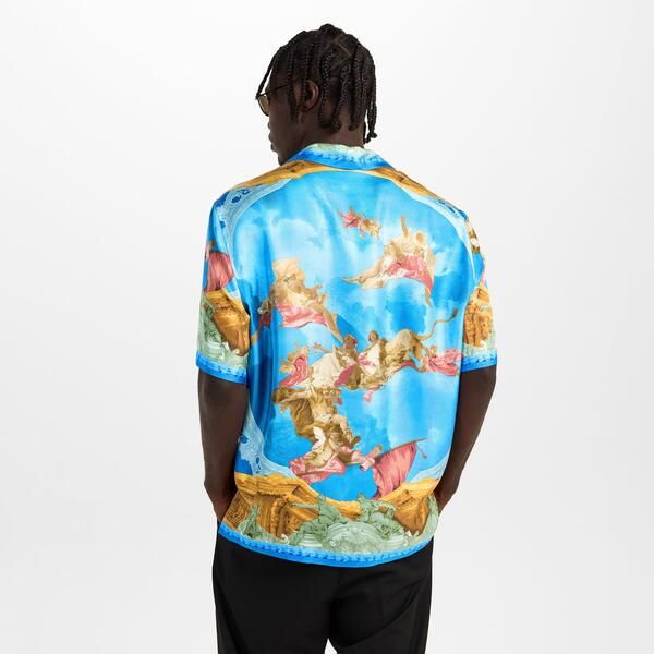 ヴェルサーチ メンズ トップス シャツ Versace Alf SlkShirt Sn61 Multi マルチカラー