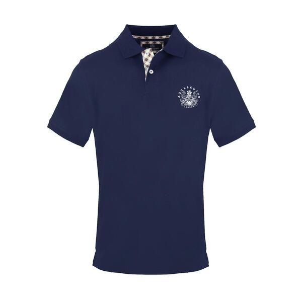 アクアスキュータム メンズ トップス ポロシャツ Aquascutum Polo Sn99 Navy ネイビー