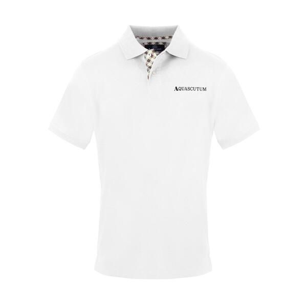 アクアスキュータム メンズ トップス ポロシャツ Aquascutum Polo Sn99 White ホワイト
