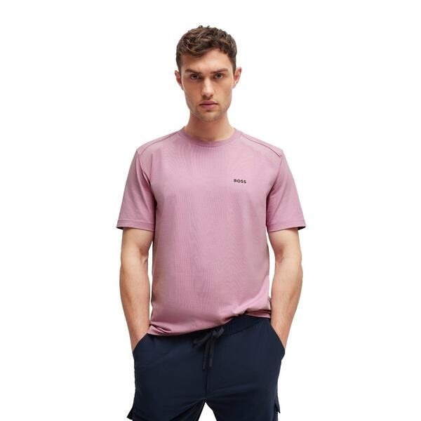 ボス メンズ トップス Tシャツ ポロシャツ Boss Tee Tape 10262779 01 Polo Shirt Mens Pastel Purple パープル