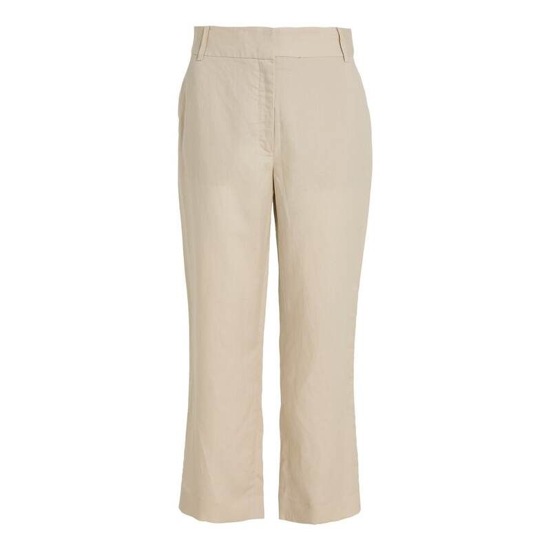 カルバンクライン レディース ボトムス カジュアルパンツ リネン CALVIN KLEIN CK L Linen ST Pnt Ld43 Peyote