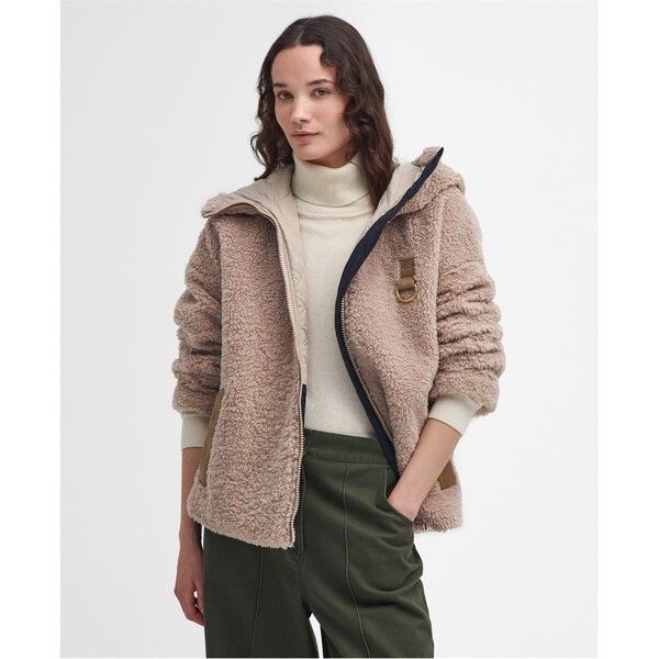 バブアー レディース アウター ジャケット・ブルゾン フリース Barbour BLi Amber Fleece Ld51 NaturalSandN サンド