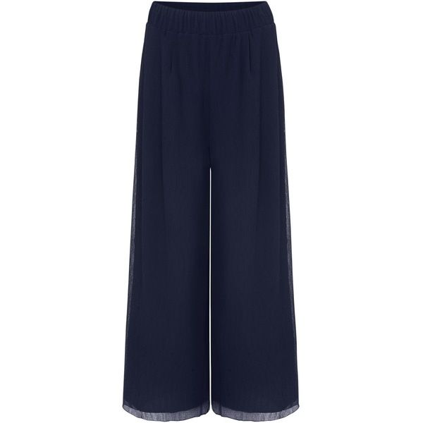 フェイズ・エイト レディース ボトムス カジュアルパンツ パンツ Phase Eight Aster Plisse Trousers Coord French Navy ネイビー