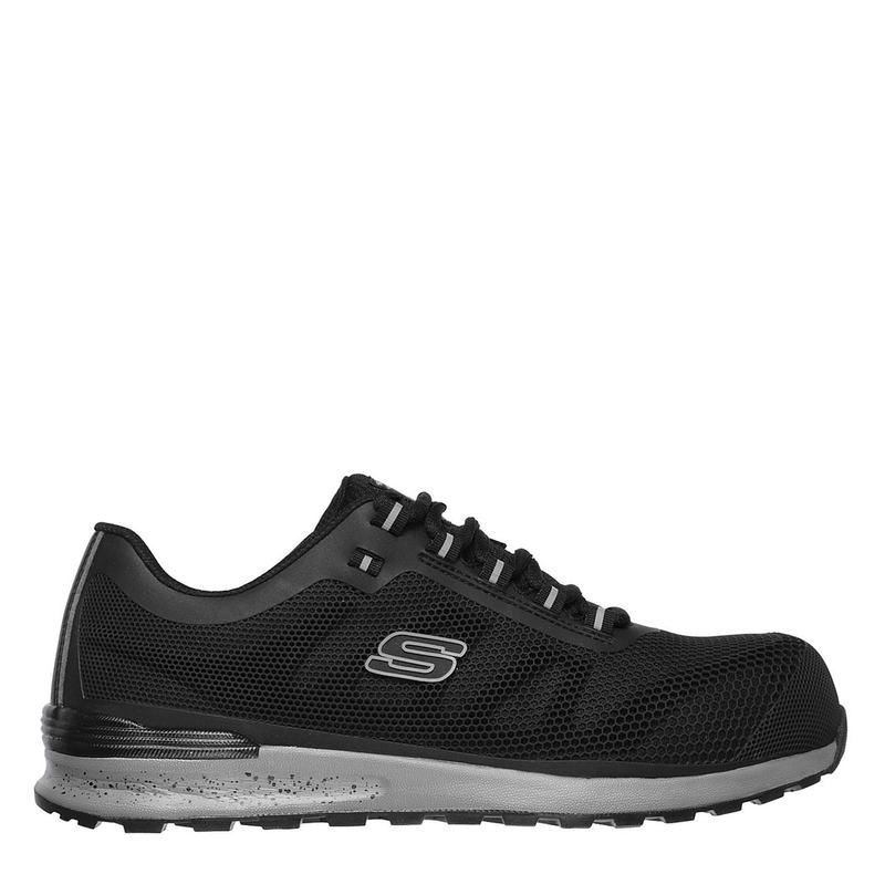 スケッチャーズ メンズ シューズ ブーツ・レインブーツ Skechers Lyndale Mens Safety Boots BLACK ブラック