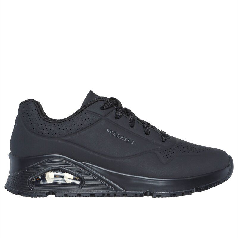 スケッチャーズ レディース シューズ ブーツ・レインブーツ Skechers Work Uno SR Black ブラック