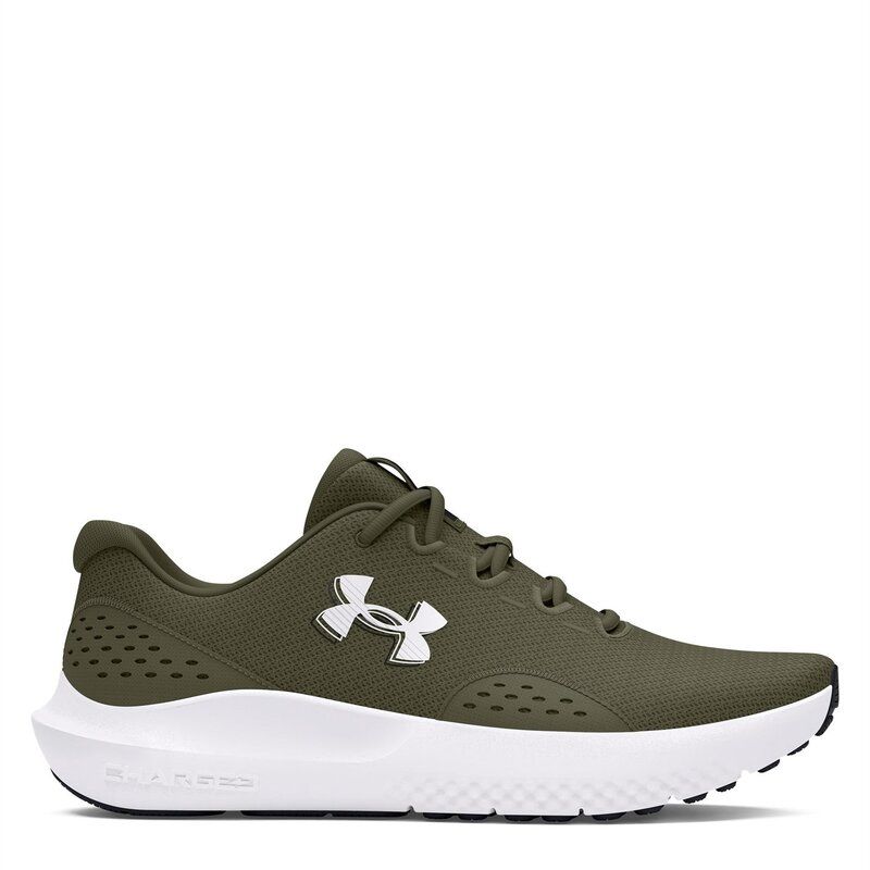 アンダーアーマー メンズ シューズ スニーカー Under Armour Charged Surge 4 Marine OD Green グリーン