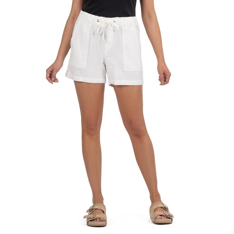 カットフロムザクロス レディース ボトムス ハーフパンツ・ショーツ ショートパンツ KUT from the Kloth KatanaDrawstring Shorts with Porkchopockets White ホワイト