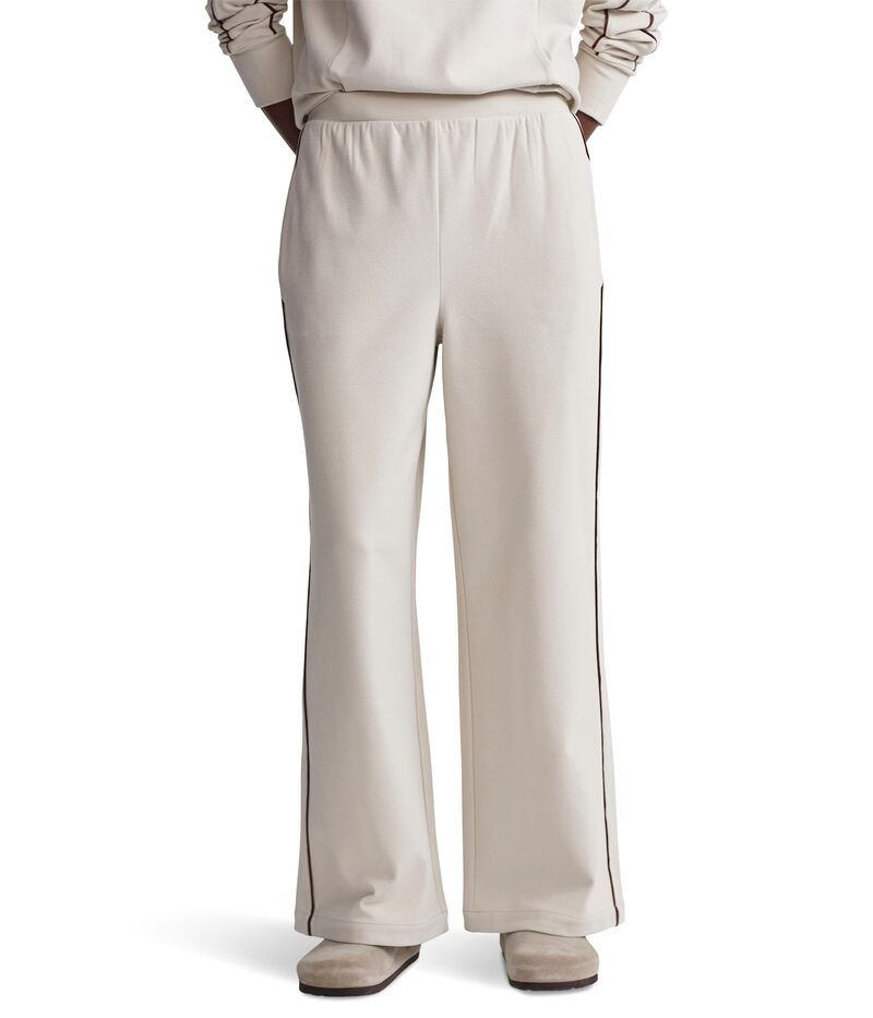 バーレイ レディース ボトムス カジュアルパンツ ワイドレッグ Varley Brushed Rib Wide Leg Pants Cement MarlBitter Chocolate マール