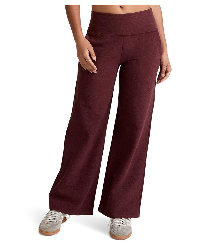 ビヨンドヨガ レディース ボトムス カジュアルパンツ ワイドレッグ Beyond Yoga Spacedye Laid Back Wide Leg Pants Midnight Burgundy Heather ヘザー