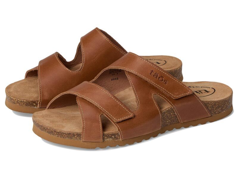 タオスフットウェア レディース シューズ サンダル Taos Footwear Casitan Leather タン