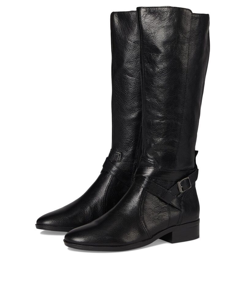 ナチュライザー レディース シューズ ブーツ・レインブーツ Naturalizerena2 Boots Black Leather ブラック