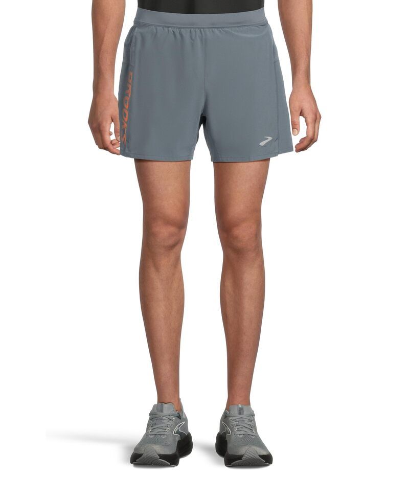 ブルックス メンズ ボトムス ハーフパンツ・ショーツ ショートパンツ Brooks Journey 5 ShortstormSpeed Logo