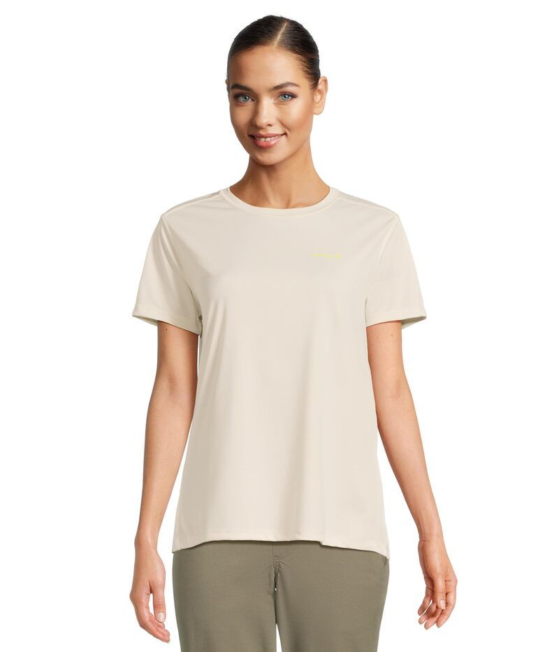 カーハート レディース トップス シャツ リラックスフィット Tシャツ 半袖 Carhartt Force Sun Defender Relaxed Fit ShortSleeve TShirt Chalk チョーク