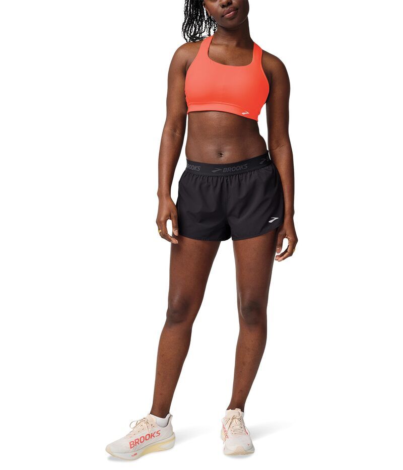 ブルックス レディース ボトムス ハーフパンツ・ショーツ ショートパンツ Brooks Breakaway 25 Shorts Black ブラック