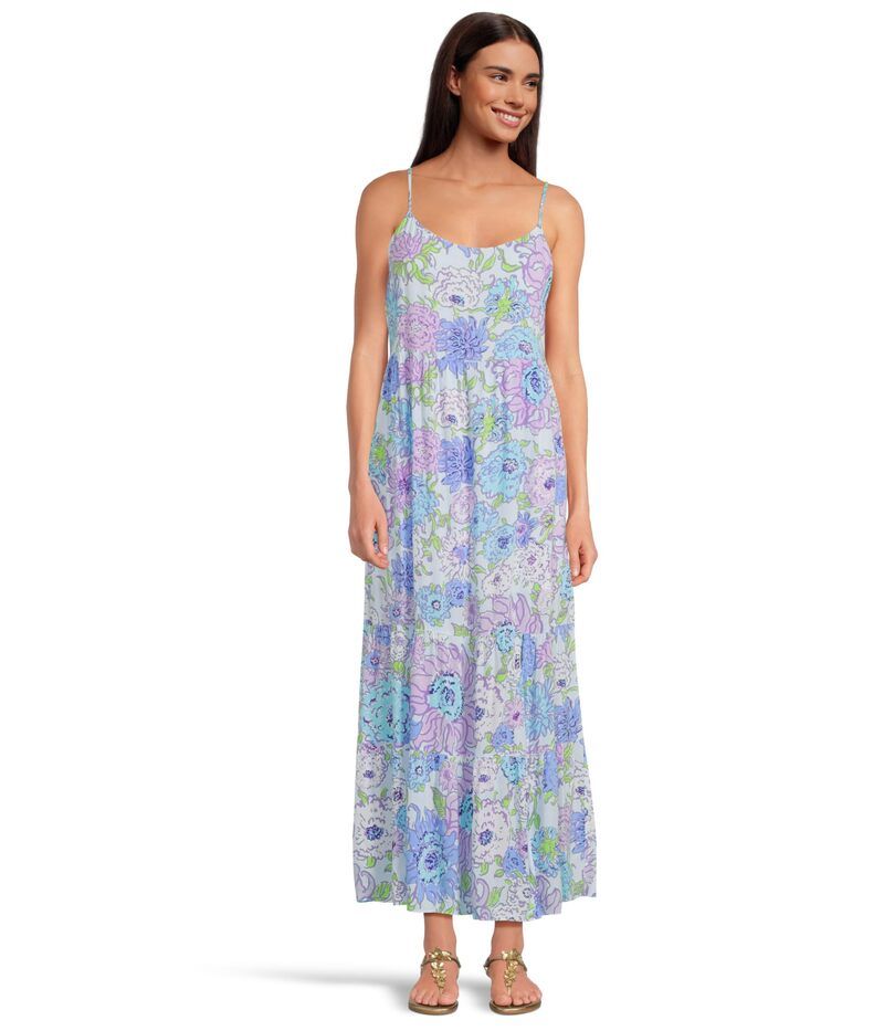 リリーピュリッツァー レディース トップス ワンピース マキシワンピース マキシ Lilly Pulitzer Teresa Maxi Dress Multi Let It Gogh マルチカラー