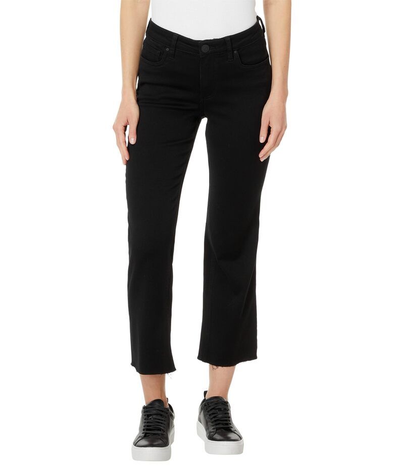 カットフロムザクロス レディース ボトムス デニムパンツ プチ アンクル KUT from the Kloth Kelsey Petite MidRise Ankle Flare Inset Black ブラック