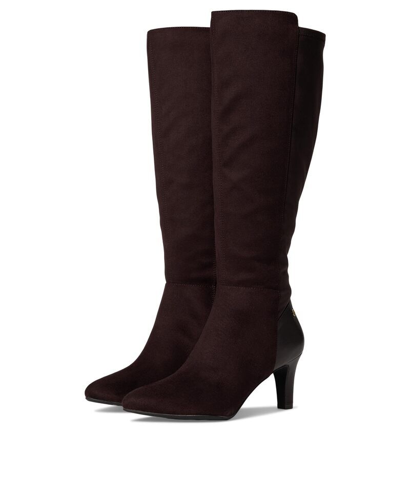 ライフストライド レディース シューズ ブーツ・レインブーツ トール ヒール LifeStride Gracie Wide Calf Higheeled Tall Boots Dark Chocolate Wide Calf チョコレート