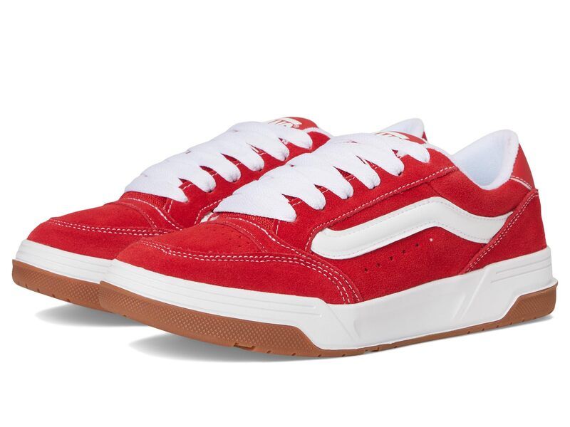 バンズ メンズ シューズ スニーカー Vans Hylane Suede Red レッド