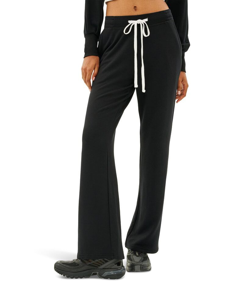 スピリッツフィフティファイブ レディース ボトムス カジュアルパンツ スウェットパンツ フリース Splits59 Raven Fleece FullLength Sweatpants Black ブラック