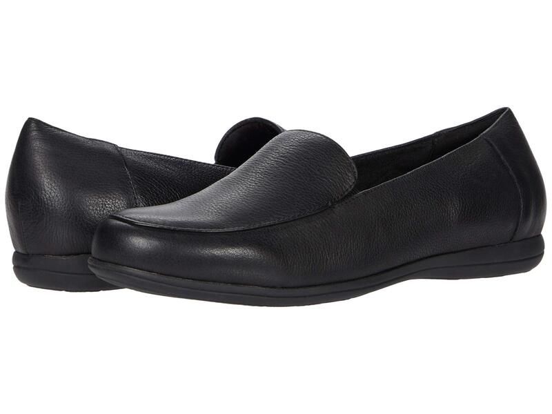 トロッターズ レディース シューズ スリッポン・ローファー Trotters Deanna Black Leather ブラック