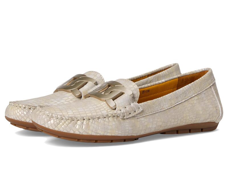 ベネリ レディース シューズ スリッポン・ローファー Vaneli Aiker Champagne Boro Print シャンパン