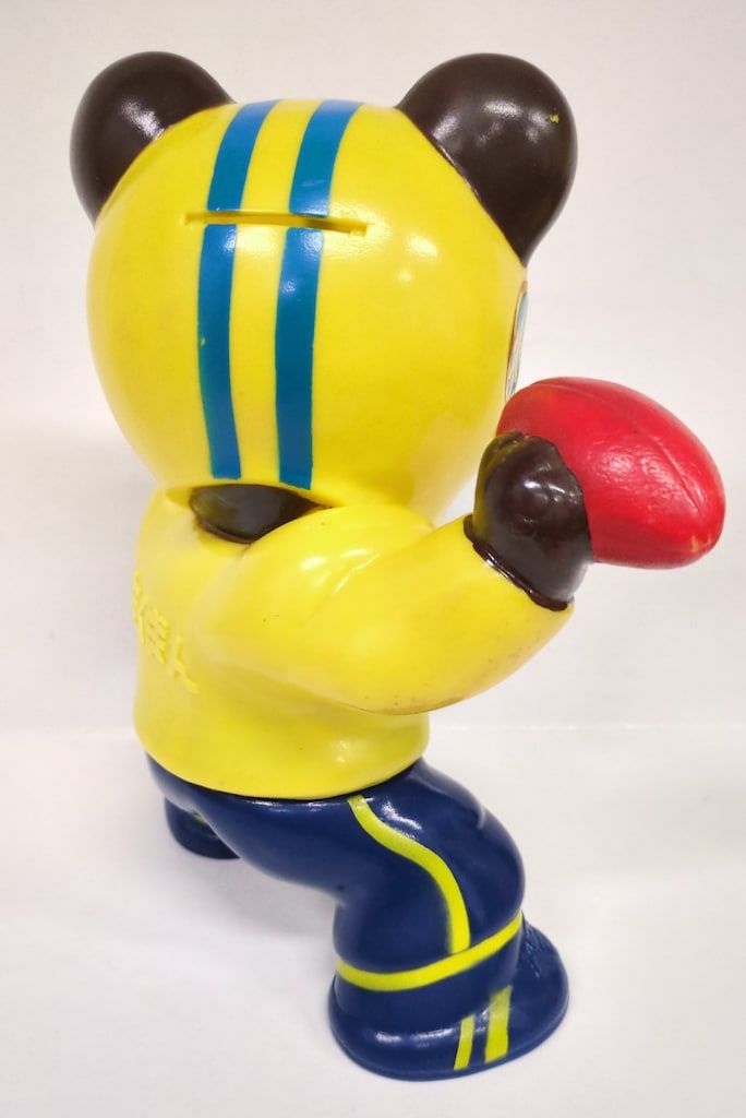 たくぎん 貯金箱カウンターサイズ たくちゃんアメフト黄 - メルカリ