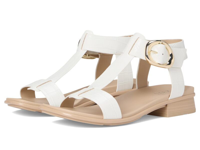ナチュライザー レディース シューズ ヒール Naturalizer Brandy White Faux Leather ホワイト