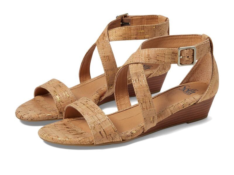 ソフト レディース シューズ ブーツ・レインブーツ Sofft Innis GoldNatural Cork ゴールド