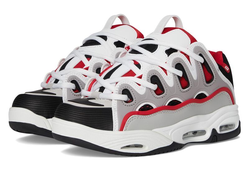 オサイラス メンズ シューズ スニーカー Osiris D3 2001 RedWhiteGrey ホワイト