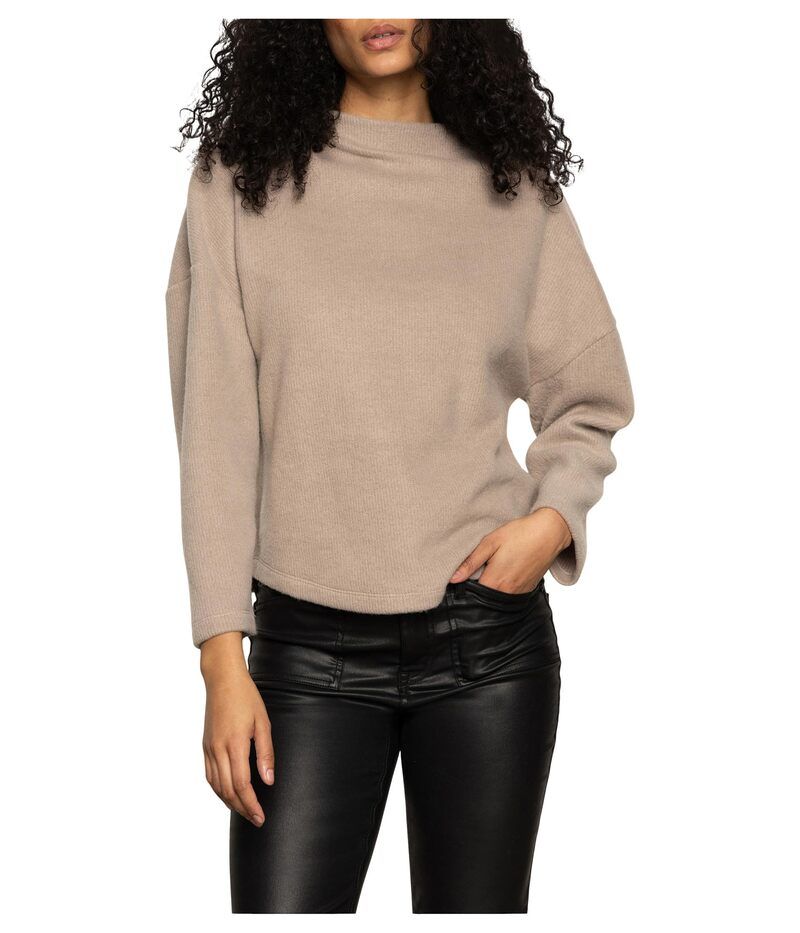 サンクチュアリー レディース トップス シャツ Sanctuary Change Of Pace Top Heather Mocha ヘザー