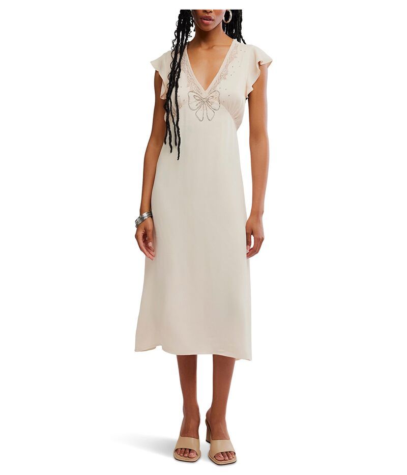 フリーピープル レディース トップス ワンピース ミディ Free People Tied With Joy Midi Pastel Rose Tan タン
