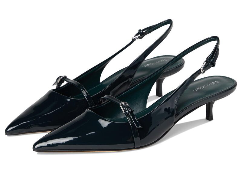 カルバンクライン レディース シューズ ヒール Calvin Klein Simira Dark Green Patent グリーン
