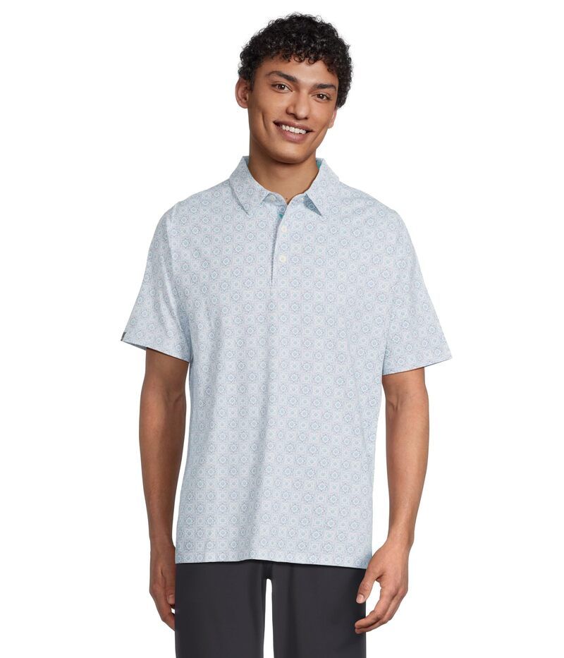 キャラウェイ メンズ トップス シャツ ポロシャツ Callaway Golf Foulard Polo Blue Radiance ブルー