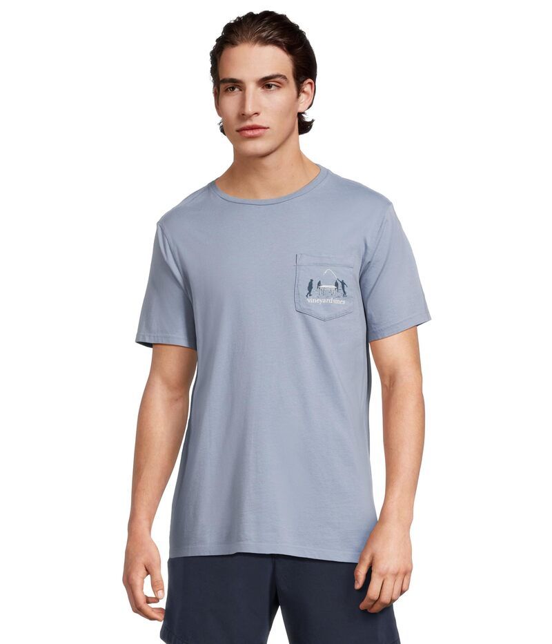 ヴァインヤードヴァインズ メンズ トップス シャツ Vineyard Vines Beer Die Short Sleeve Tee Summer Evening
