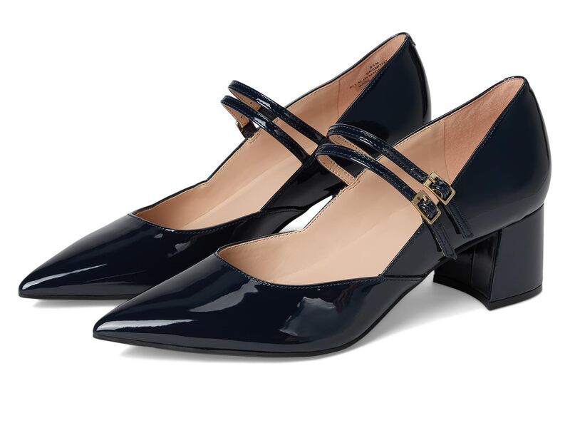 バンドリーノ レディース シューズ オックスフォード Bandolino Smith Navy Patent ネイビー