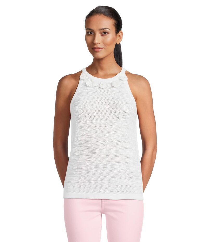 リリーピュリッツァー レディース トップス シャツ セーター Lilly Pulitzer Emra Sweater Tank Resort White ホワイト