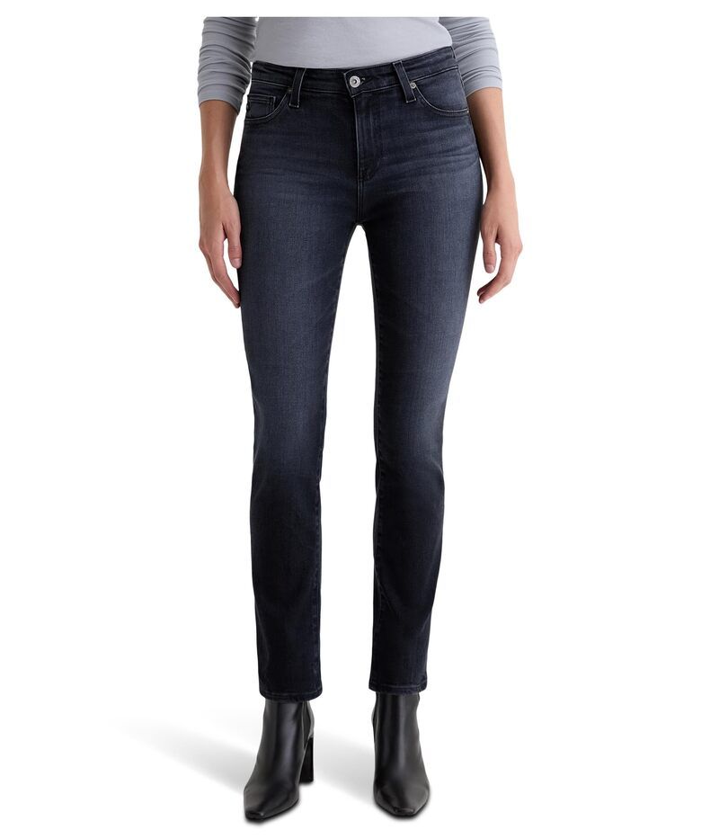 エージージーンズ レディース ボトムス デニムパンツ AG Jeans Mari Mid Rise Slim Straight Jean In Glitch 42,770円
