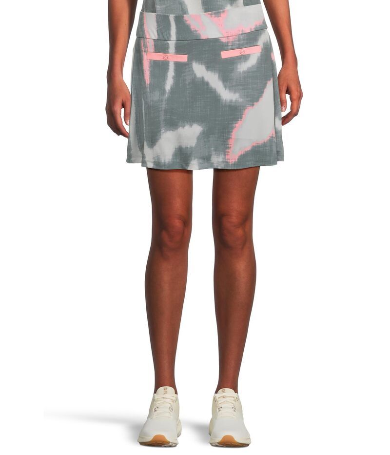 ジャイミーサドック レディース ボトムスカート プリント Jamie Sadock Batik Print 16 Skort Charcoal Grey チャコール