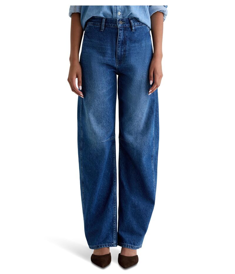 エージージーンズ レディース ボトムス デニムパンツ AG Jeans Mercer High Rise Barrel Jean Extended In Sidecar